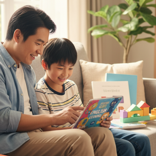 Tips Efektif Orang Tua Bimbing Anak Belajar Bahasa Inggris